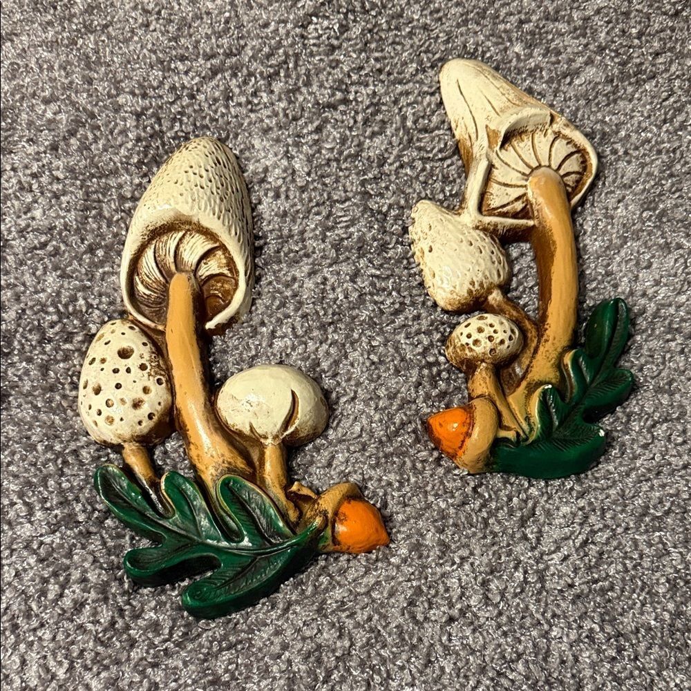 Vintage Mushroom Wall Decor